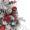 26" Battery-Operated Pre-Lit Decorated with Red Bow